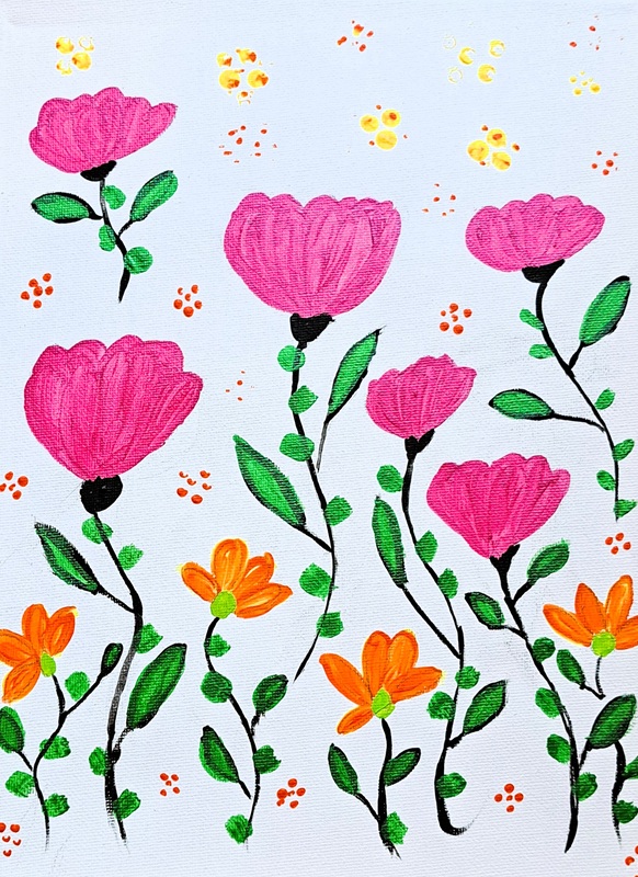 Metallic Flowers